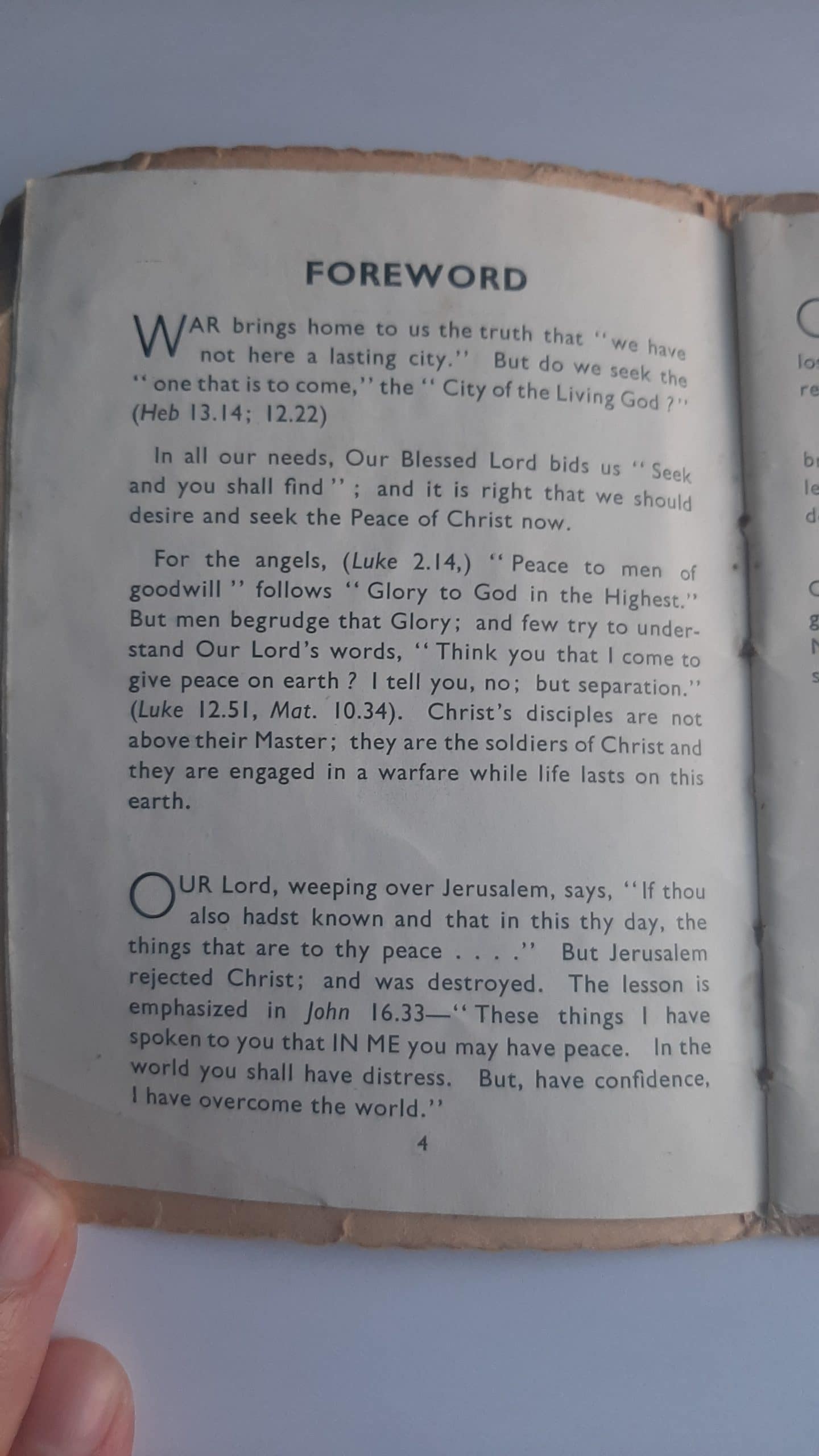 Foreword to Via Pacis Via Crucis by Fr William O'Grady