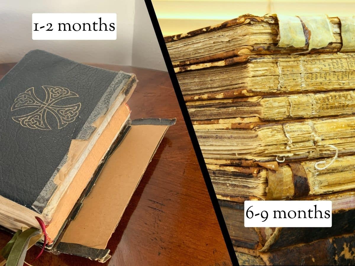 How long does a book repair take? How much does it cost?